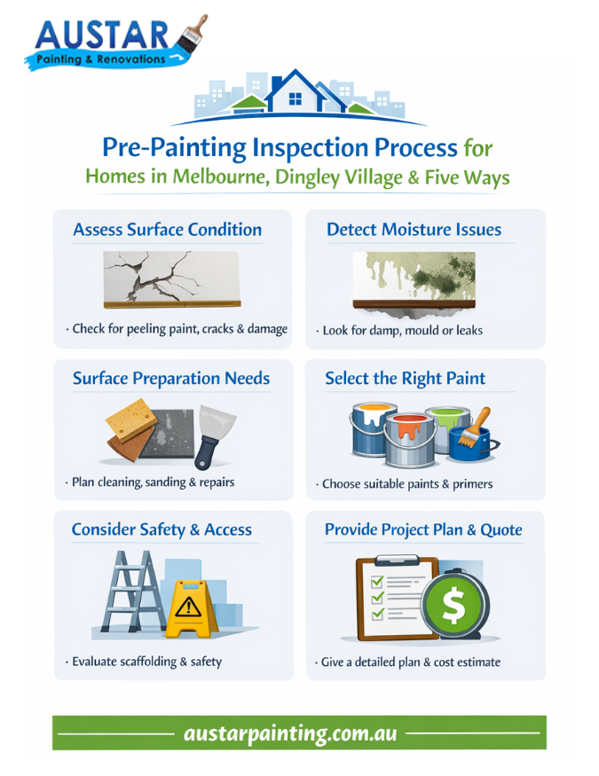 Pre-Painting Inspection Process for Homes in Melbourne