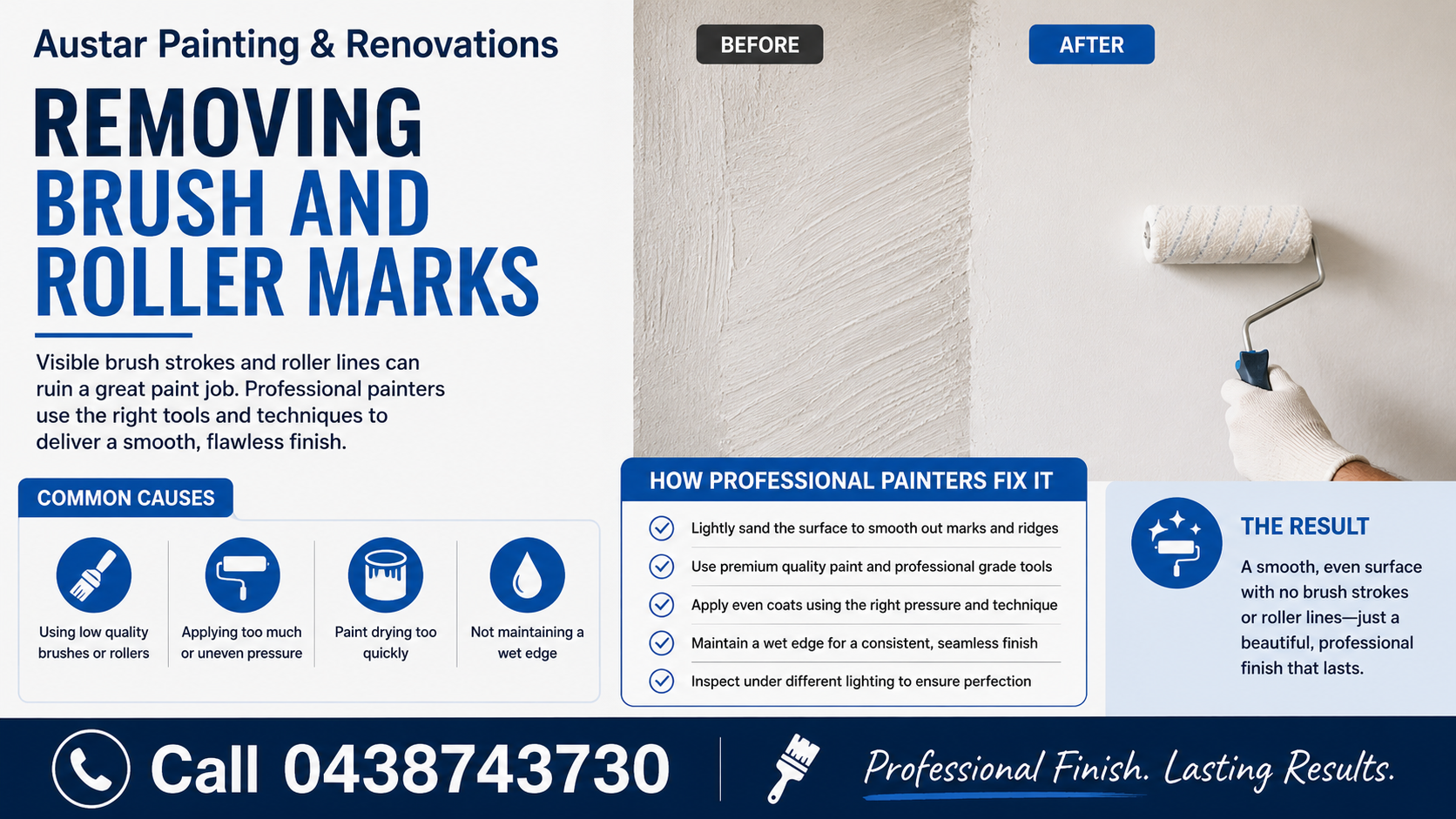Removing Brush and Roller Marks